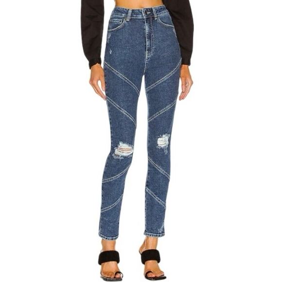 Retrofete Allegra Skinny Leg Jeans NWT Size 26 - Picture 1 of 12